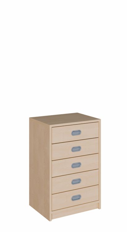 K Schrank 80 cm, 5 Schübe